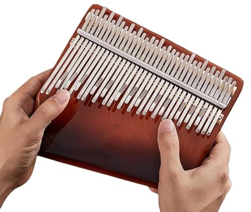 Kalimba Kalimba Daumenklavier mit 34 Tasten, massive Buche, Fingerklavier, chromatischer Schlüssel, professionelle professionelle Marimba-Musik, Kalimba 34