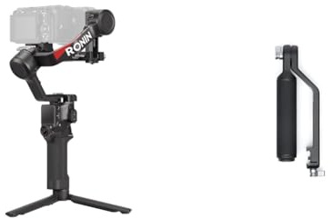 DJI RS 4, estabilizador en 3 Ejes para cámaras DSLR y sin Espejo Canon/Sony/Panasonic/Nikon/Fujifilm & Empuñadura Maleta RS