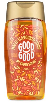 GOOD GOOD Sweet Like Syrup - Maple Syrup - 1 Pack - Keto Friendly - Low Carb - No Added Sugar (350g)