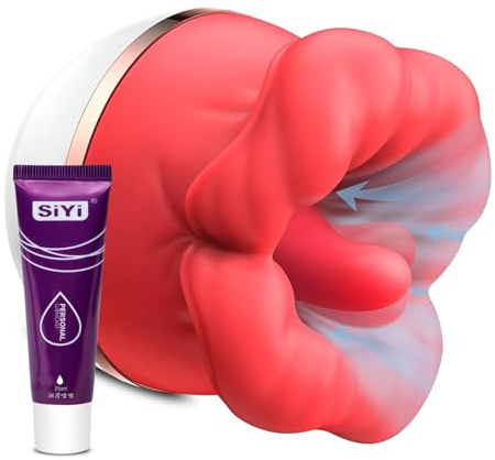 3 in 1 Zungenleck Klitoris Nippel Vibrator für Frauen Sex Spielzeug für Paare Lecken Sauger mit 5 Saug und 3 Zunge Modi