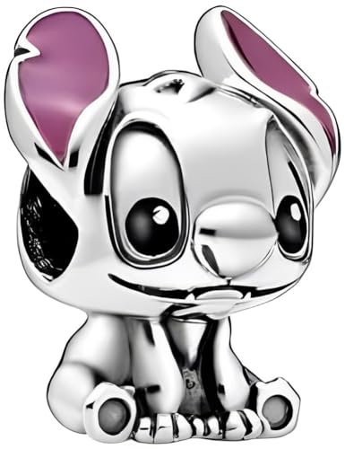 The Charmery Charm Alien en argent 925 compatible avec les bracelets Pandora, Trollbeads, Chamilia, Biagi et beaucoup d'autres bracelets à breloques britanniques., Small, Métal, Pas de gemme