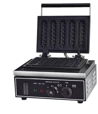 YJFEDCC Stall Barbecue Crispy Rack, Commercial Five Hot Dog Stick Heating Machine, Sausage Crispy Machine