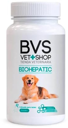 BVS Vet Shop | BioHepatic 40 Comprimidos para Perros | para la reducción de trastornos de la absorción intestinal, hepáticos, renales y cardiacos | Razas Grandes