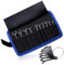 LEONTOOL Mini set di chiavi inglesi metriche, 10 pezzi, 4 – 11 mm, set di chiavi a forchetta e ad anello
