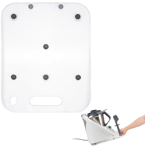 Gleitbrett für Thermomix TM6 & TM5, für Thermomix Brett, Acryl Rollbrett zum mühelosen Verschieben, für Thermomix Zubehör, Slider, Gleitbrett für Küchengeräte