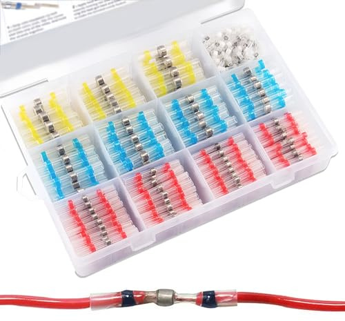300Pcs Wire connectors, Heat Shrink Connectors, Wire connectors, Heat Shrink Solder Sleeves, Solder Connector Heat Shrink, Wire Connector, Solder Connectors for Wires Cable Joint