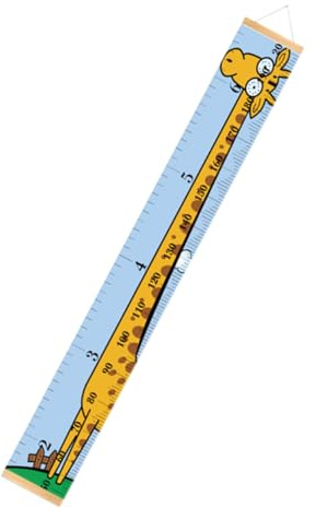 CLISPEED Messlatte Giraffe Wachstumsmaßstab Wandaufkleber Jungen Mädchen Höhenmesser zum Aufhängen Kinderzimmer Dekoration Abnehmbar und Leicht zu Installieren