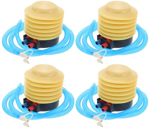 GOOHOCHY 4 Pezzi Pompa Gonfiabile Per Piscina Pompa A Gonfiabile Piscina Per Materasso Ad Aria Portatile Gonfiabili