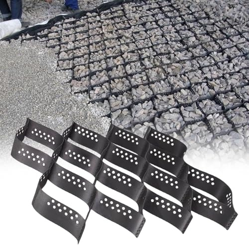 Waben-Kies-Gitter-System zur Erosionskontrolle, Bodenstabilisierung, 5 cm Höhe, ideal für Kies-, Schlamm- und Betonanwendungen