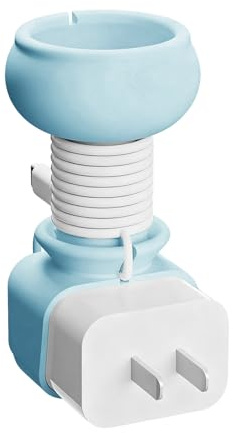 Desk Cord Keeper - Cute Cable Holder, Wire Organizer with Flexible Stretch, Charging Clip with Secure Grip, Nightstand Accessory, Travel Tool for Managing Electronics Charging Wires Neatly