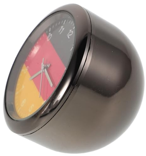 IMIKEYA Horloge De Tableau De Bord À Quartz Analogique Lumineuse avec Forme Ronde en Alliage De Zinc pour Décoration Intérieure De Voiture Et Bateau
