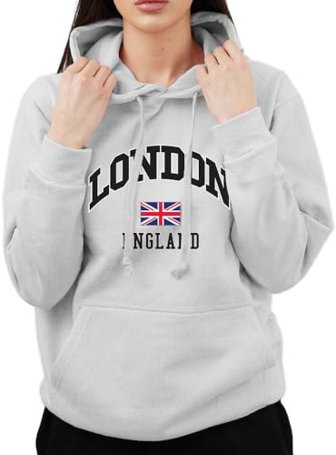 Graphic Impact Herren Kapuzenpullover Gr. Small, grau