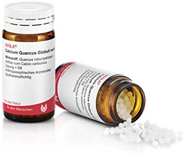 Calcium Quercus Globuli velati Spar-Set 2x20g, anzuwenden gegen Allergien, Hautentzündungen und Ekzeme.