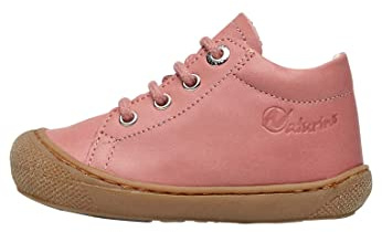 Naturino Zapatitos Primeros Pasos de Piel, Rosa Claro 17