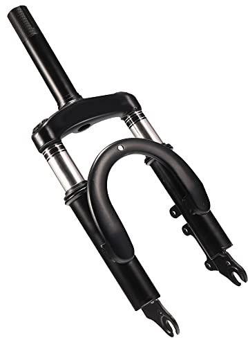 HTBCCHB 12 Inch Front Suspension Fork for Brake Disc Alloy Steel Holder Motorcycle MTB Bicycle Electric Scooter Front Tube Shock Electric Bicycle