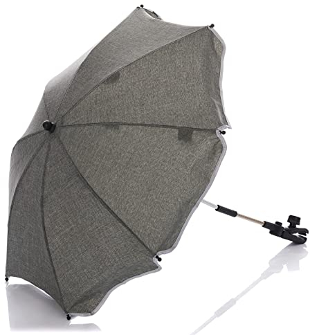Fillikid Sonnenschirm Kinderwagen Exclusiv | UV Schutz 50+ | Mit abnehmbarer Universalhalterung | Sonnenschutz Kinderwagen für runde & ovale Gestelle | Kinderwagen Sonnenschirm, Leicht zu reinigen
