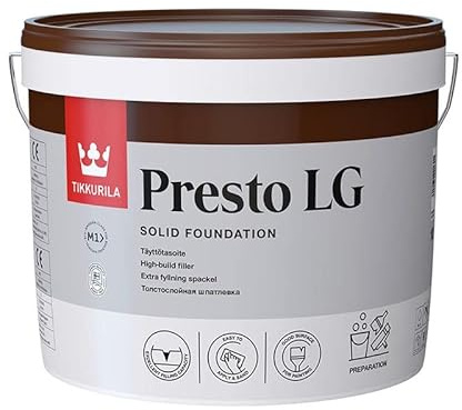 TIKKURILA Presto LG - Ready Mixed Course Filler For Rough Concrete & Plaster (Pre-Painting Treatment) - 10 Litres