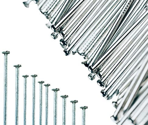 Stahlnägel, Baunägel, Nagel Verzinkt, Drahtstifte drahtnägel, Senkkopfnägel, Holznägel 4 x 100 mm 1, 5,0 kg
