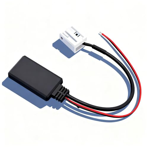 Cerlingwee Adaptateur Audio Bluetooth AUX, Voiture Bluetooth 12 Broches St¨¦r¨¦o RD4 AUX Audio Musique Cable Adaptateur Radio St¨¦r¨¦o AUX in Cable Adaptateur AUX in Cable de Remplacement pour