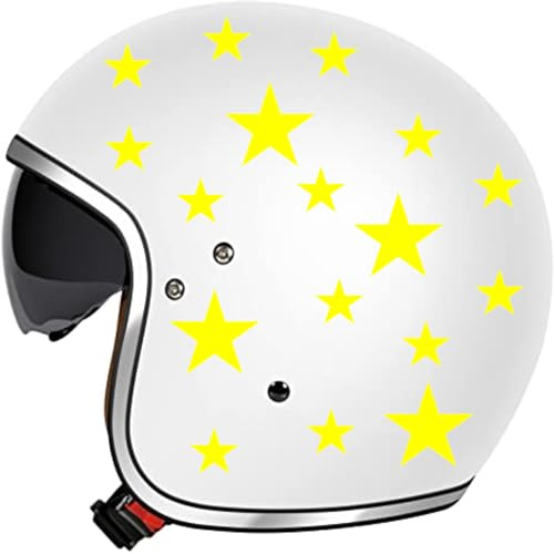 Adesivi stella per casco moto e bici – Set unisex per tuning e decorazione personalizzata C0007
