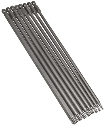 8-teiliges 7 9-Zoll Lang Torx Schraubendreher Bit Sicherheits Torx Bit Set 1/4-Zoll Schäfte Sternschraubendreher Bohrer Anti Schraubendreher