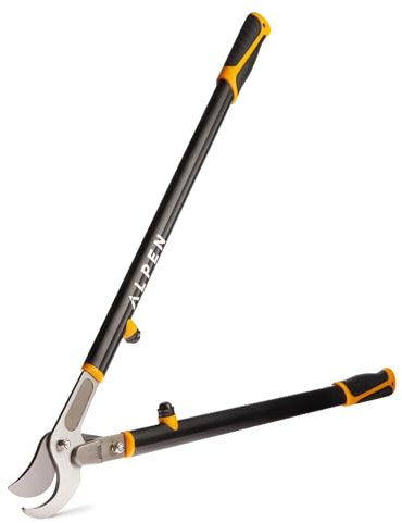Alpen Weisshorn 280 Loppers 80cm Powerful Bypass Loppers cut 40mm Cam Assist Mech 3 times cut power against STD Pivot Japanese Carbon Steel Blade Non Stick Coating Lightweight Alloy Handles Ergo Grips