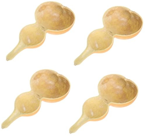 PRETYZOOM 4 Pz cucchiaio da bagno zucca mestolo di lavaggio presa d'acqua della doccia paletta d'acqua cinese mestolo da cucina paletta per l' del bagno da bucato