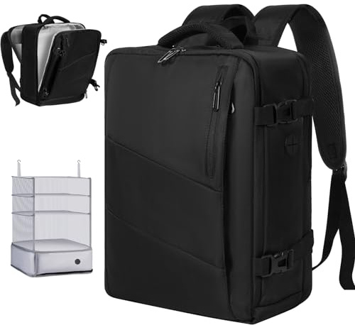 Gluckstar Zaino da viaggio 40x20x25 per Ryanair, Bagaglio a Mano Aereo Borsa Leggero Zaini Cabina per voli, Ideale per Viaggi, Affari e Weekend