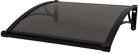 Rundbogenvordach 82 * 77 * 29cm Große Waschbecken Balkonmarkise Außenfenster Fenster Markise Vordach Türen Fenster Tür Markise Klemmmarkise Vordach Türdach für Draußen Sonnenschutz Regenschutz