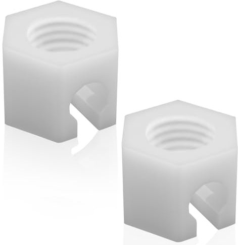 2 Pcs Di Dado Di Ricambio Compatibile Con Sodastream Crystal 1.0 E 2.0, Parte Di Ricambio Per Chiusura A Dado Bianco, Per Connessione Tubo Co2, Compatibile Con Diversi Modelli E Bottiglie