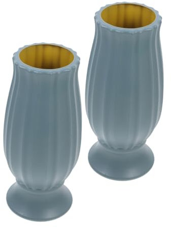 BESTOYARD 2pezzi Vaso Cimiteriale Per Fiori Commemorativi Decorazioni Eleganti Per Lapidi Vasi Per Fiori Freschi e Artificiali Design Classico e Versatile Per Cimiteri Ai Tuoi Cari Con Stile