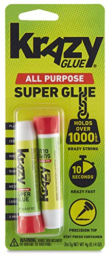 Krazy Glue KG517 - Pegamento de precisión (punta de precisión, 2 gramos, 2 unidades, 1