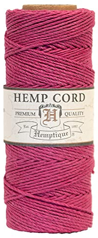 Hemptique HS20CO - DKPNK - Cordel para jardinería, Color Rosa