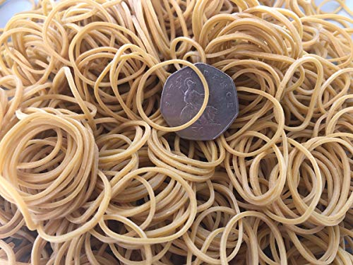 230 x Small No.10 Rubber Elastic Bands 1 30mm x 1.5mm Ideal For Jam