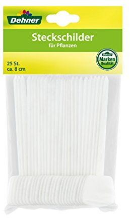 Dehner Pflanzensteckschilder, 8 cm, 25 Stück