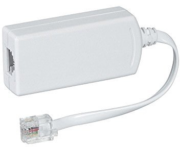 Rocketbus DSL Adaptateur de Filtre pour Ligne téléphonique pour Modem/routeur DSL fax téléphones AT & T Westell Actiontec TP-Link Netgear ASUS VDSL/VDSL