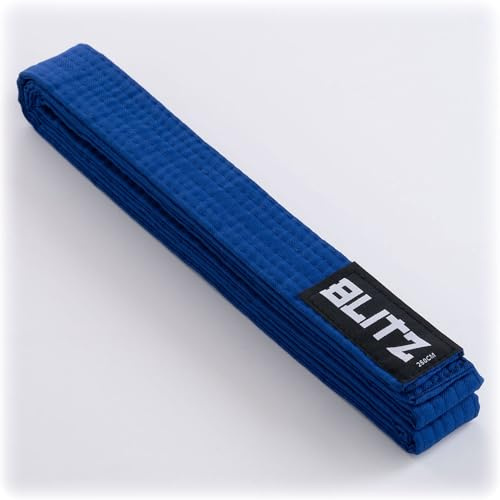 Blitz Plain Coloured Lightweight Belt - Blue - 280cm