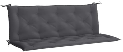 vidaXL Schaukelkissen aus Stoff, anthrazit, 150 cm