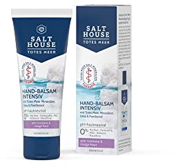 Salthouse Totes Meer Therapie Hand-Balsam Intensiv, mit 5% Urea regeneriert sehr trockene Hände, schnell einziehend, 75ml