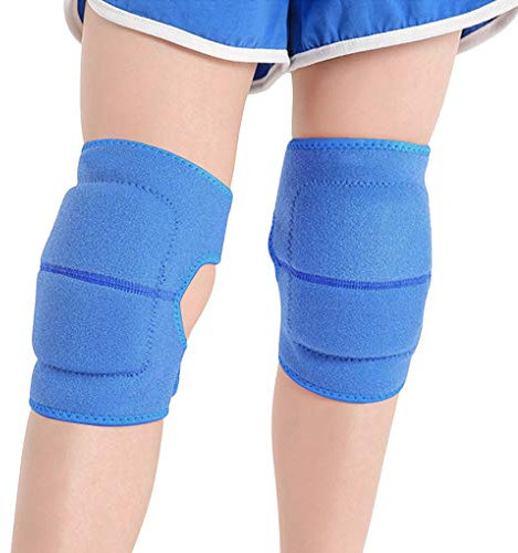 TINAYAUE Kinder Knieschoner Jungen Knieschutz Protektoren Set Mädchen Ellenbogenschoner Dicke Schwamm Knieschone mit Klettverschluss für Fußball Tanzen Skateboard MTB Radfahren Set 2-16 Jahre