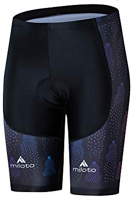 CNRTSO 5D matelassée Cuissards antichocs VTT Vélo Shorts Route MTB Shorts Femmes Shorts de Cyclisme