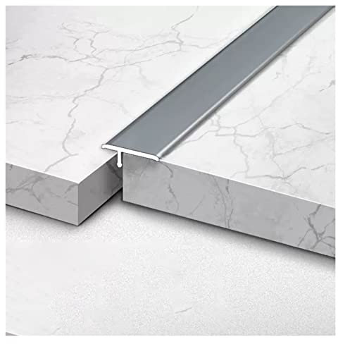 tapajuntas suelo Moldura de aluminio para cocina/dormitorio , Impermeable T Molding Piso Transición Strip, Moldura de borde de puerta para suelo de vinilo a baldosa ( Color : D , Size : Length 100cm/3