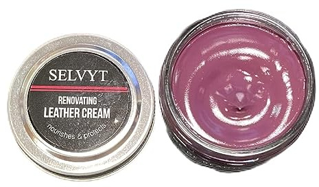 Selvyt Renovating Leather Cream Polish - Nourishes and Protects - (Purple Aubergine)