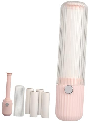 Healeved Tierhaarentferner Mini-fusselrolle Tragbar Für Unterwegs Kleidung Stick-it-Roller Fusselentferner Reisegröße Mit Schutzcover Fusselbürste Roller