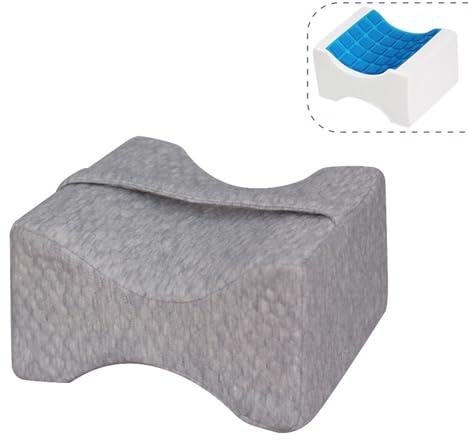 Sonhomay Komfort Kniekissen für Seitenschläfer - Memory Foam Beinkissen zur Linderung von Hüft- und Rückenschmerzen - Schlafen Beinkissen für Ischias Rücken Hüftschmerzen Schwangerschaft