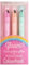 Colourbook Gleam - Set 3 Evidenziatori Glitter, Inchiostro a Base d'Acqua, Doppia Punta, Timbrino Doodle Unico, Asciugatura Rapida, Gleam Lilla