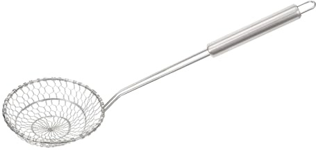 PHENOFICE 1pieza Colador Inoxidable De Colador Manual Para Cocina Utensilio De Cocina Resistente y De Limpiar Para Escurrir Fideos y Alimentos