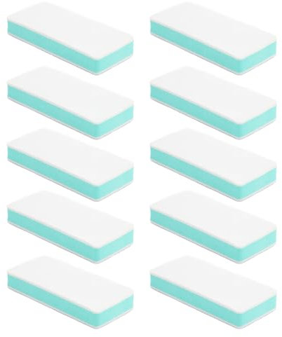 10 Stück Doppelseitiger Schleifschwamm, Körnung 1000 5000, Multifunktionale Handschleifblöcke für Uhrenarmband-Nagelpolieren mit Schaumstoff-Schleifblöcken, Reinigung, Kfz-Arbeiten