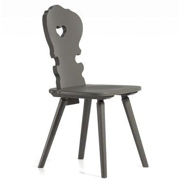 moebel-eins Valerio Stuhl, Material Massivholz, Fichte lackiert