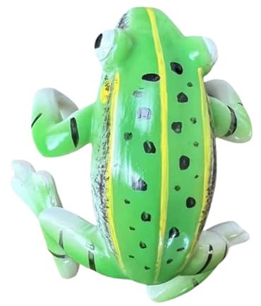 Yardwe Gartendeko Frosch Statue Aus Kunstharz Mini Tierfigur Für Garten Terrasse Blumentopf Simulation Von Harzfröschen Für Landschaftsgestaltung Und Gartenzubehör